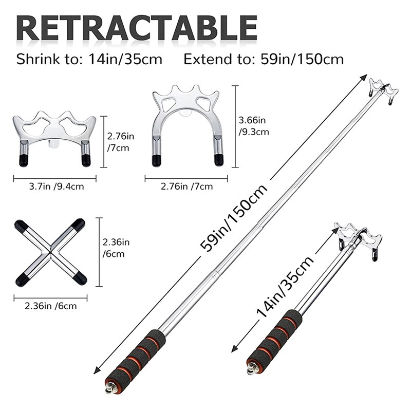 Extension de Queue de Snooker - COLAXI - Fibre de Carbone - Compact et