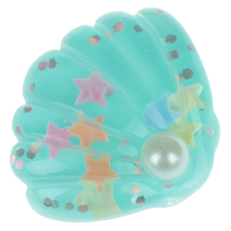 10 24*28mm glanzende hars abs parel schelp platte achterkant cabochon diy telefoon/knutsel scrapbooking