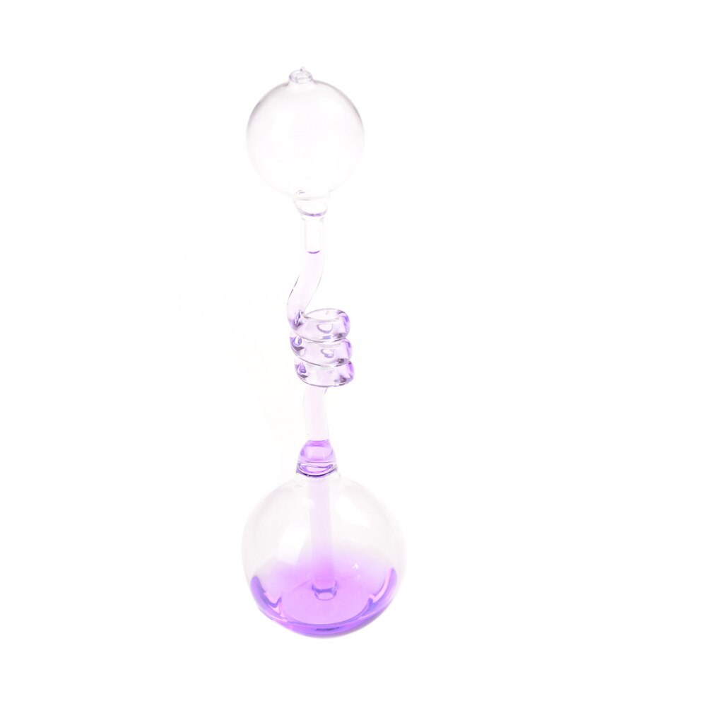 Enfants enfants jouets éducatifs Science énergie musée jouet amour mètre main chaudière thermomètre spirale verre: VIOLET