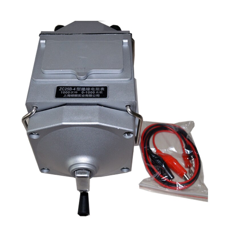 Megohmmeter 1000v Insulation Resistance Tester Electrical Resistance Meter Instrument Equipment Zc25-4