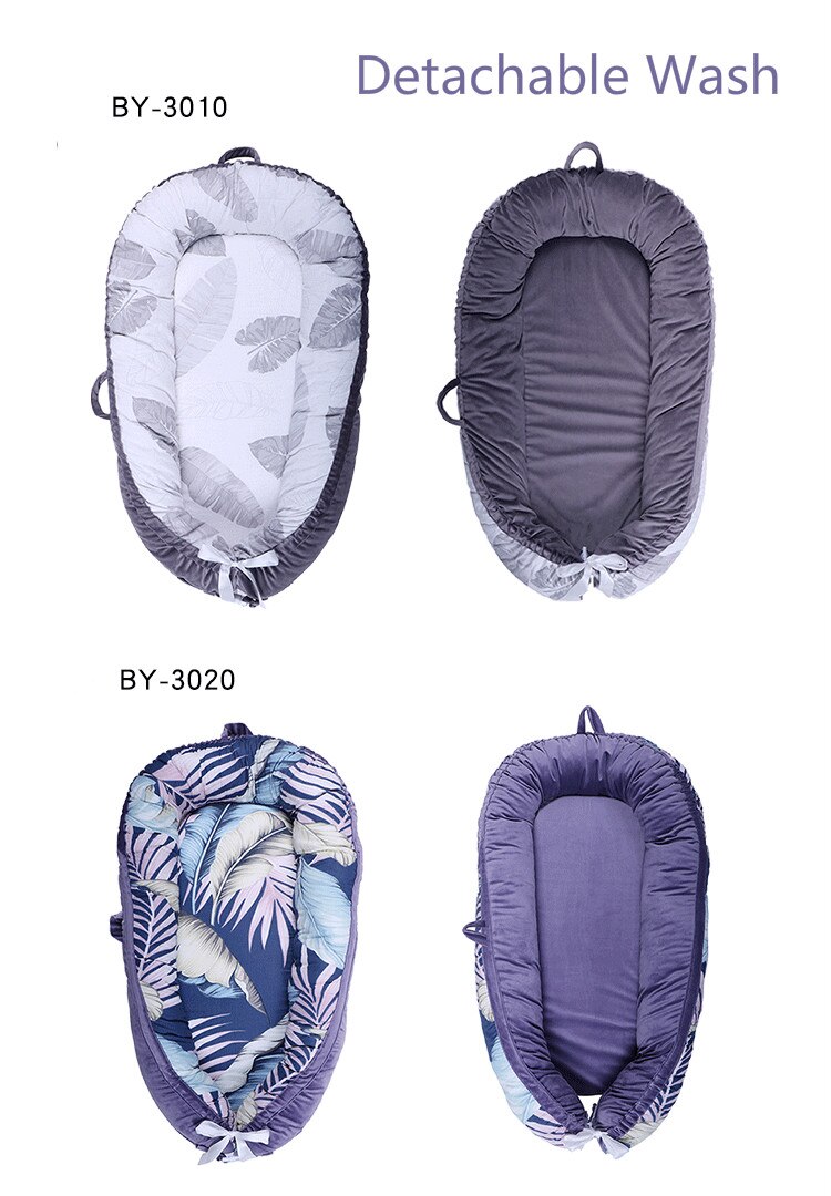 80*50cm Cotton Baby Bed Portable Removable and Washable Baby Cot American Bionic Bed of Uterus Baby Nest Baby Crib
