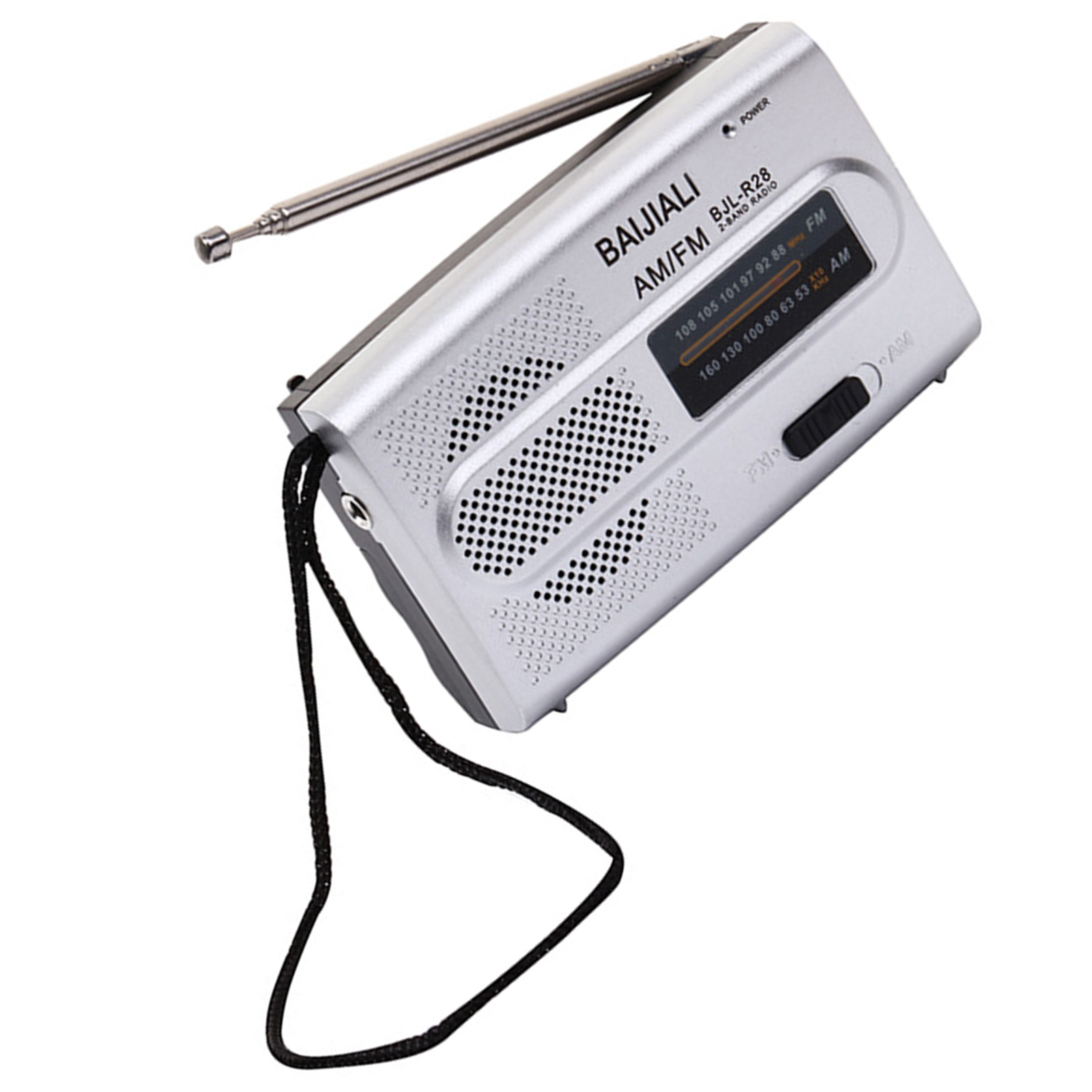 Digital Retro Radios Memory Function Handheld AM/FM Radios Manual Channel Search Battery Powered Built-In Speaker for Old People