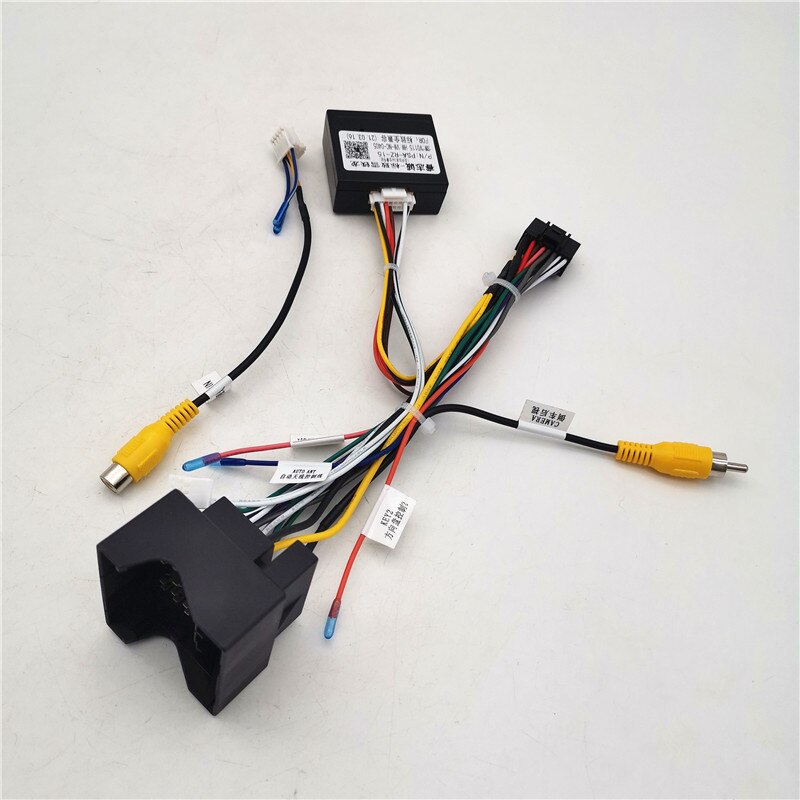 16 Pin Car Android Stereo Wiring Harness With Canbus Box For Peugeot 3008/ For Citroen C4 For C-Quatre For C4L/C3 XR/C5/DS6