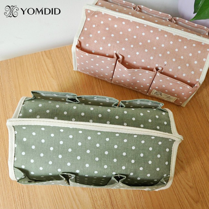 Vloeistofopslag tissue pomp huishoudelijke stoffen tissue doos polka dot zes vakken pompbak