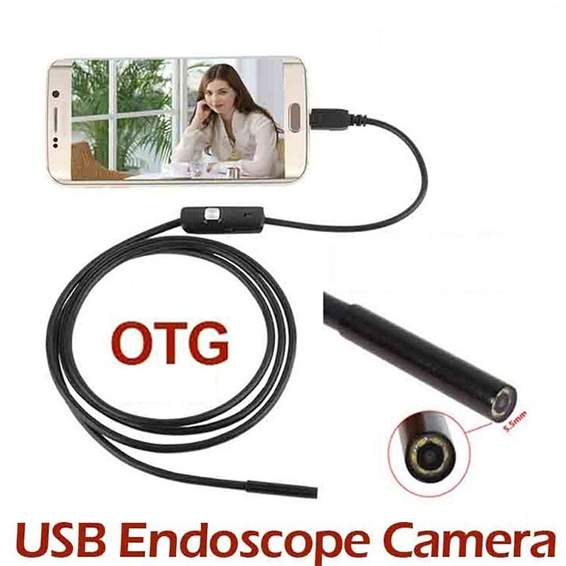 Flexibele Endoscoop Endoscoop Camera Multifunctionele Universele IP67 Waterdichte 7MM Mini Android 5M Endoscoop Borescope Camera 'S