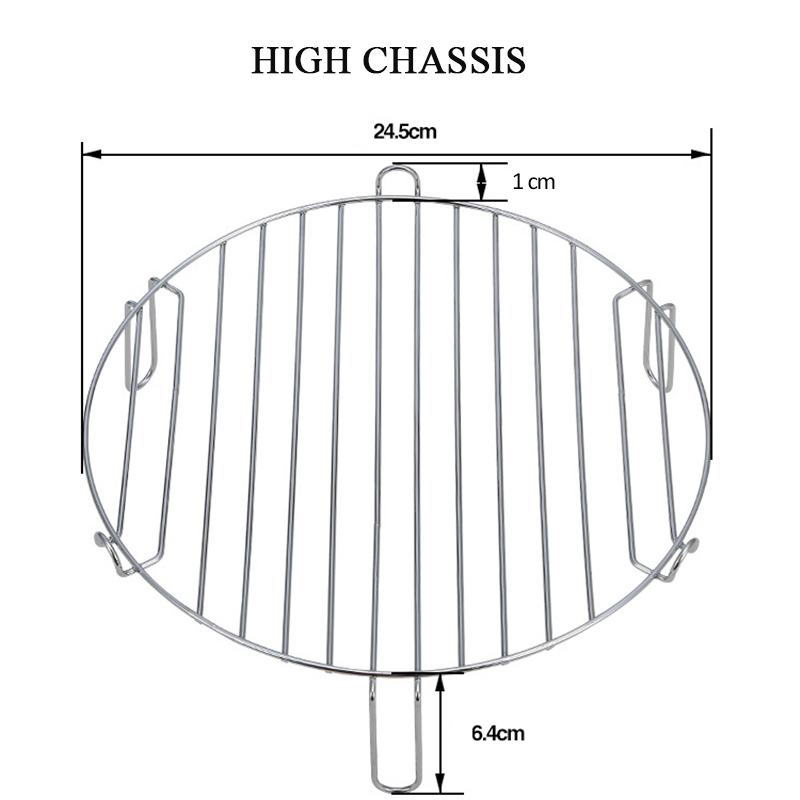 Microwave Oven Rack Empty Grid High Chassis Fried Shelf Bracket Air Fryer Electric Cooker Accessories