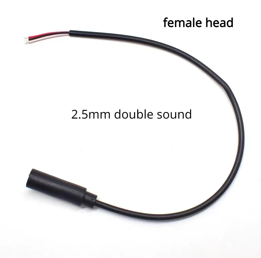 Lydkabel 2.5mm 3.5mm hannplugg/hunnplugg til bar ledning åpen ende ts mono /3- polet /4- polet trrs stereoplugg jack-kontakt: Multi / 10-19 stk