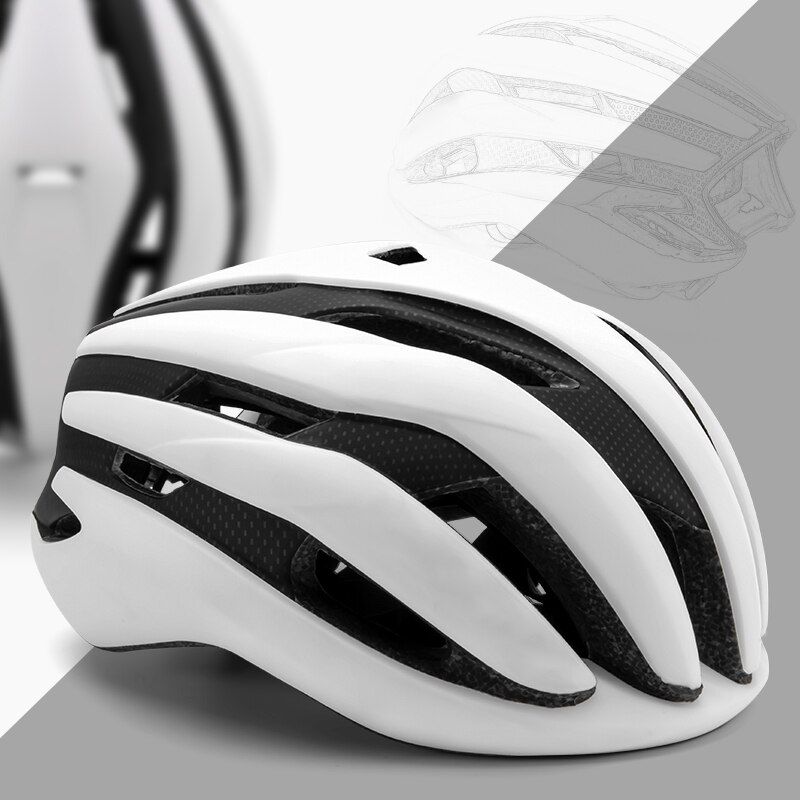Road Fietshelm Mannen Vrouwen Outdoor Sport Ademende Mtb Fietshelm Ultralight Veilig Fiets Aero Cap Capacete Ciclismo: 02