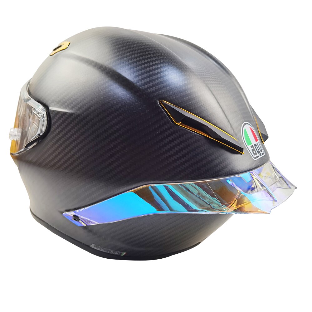 Alerón para casco de 7 colores, accesorios para motocicleta, adecuado para AGV Pista GP R GP RR: Revo Blue