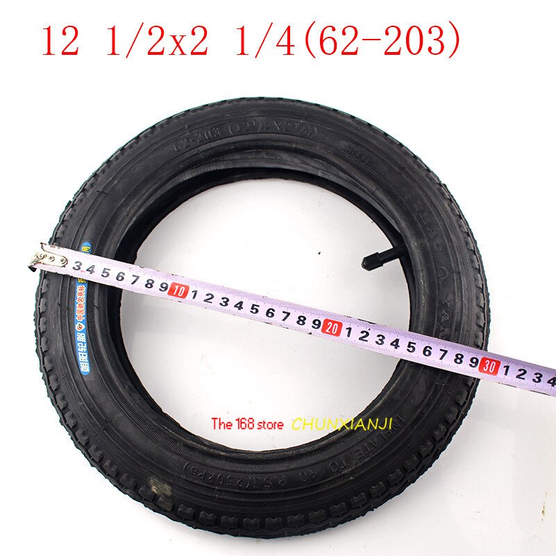 Maat 12 1/2X2 1/4 (62-203) band Past Veel Gas Elektrische Scooters 12 Inch Buis Band Voor ST1201 ST1202 E-Bike 12 1/2*2 1/4