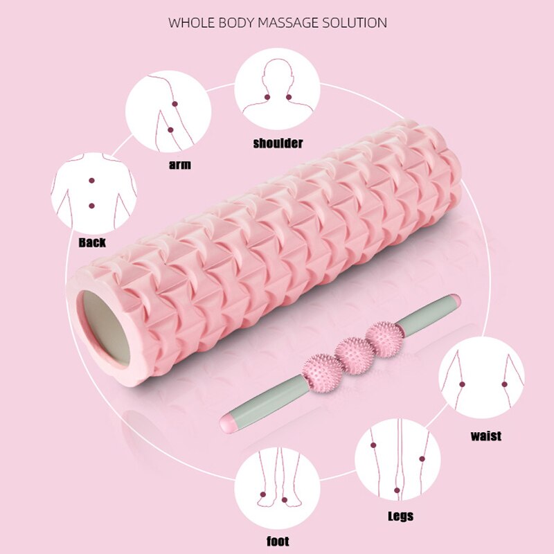 Roller Yoga Kolom Hollow Foam Roller Yoga Kolom Pilates Gym Fitness Massage Grid Triggerpoint Therapie Fysieke Oefening