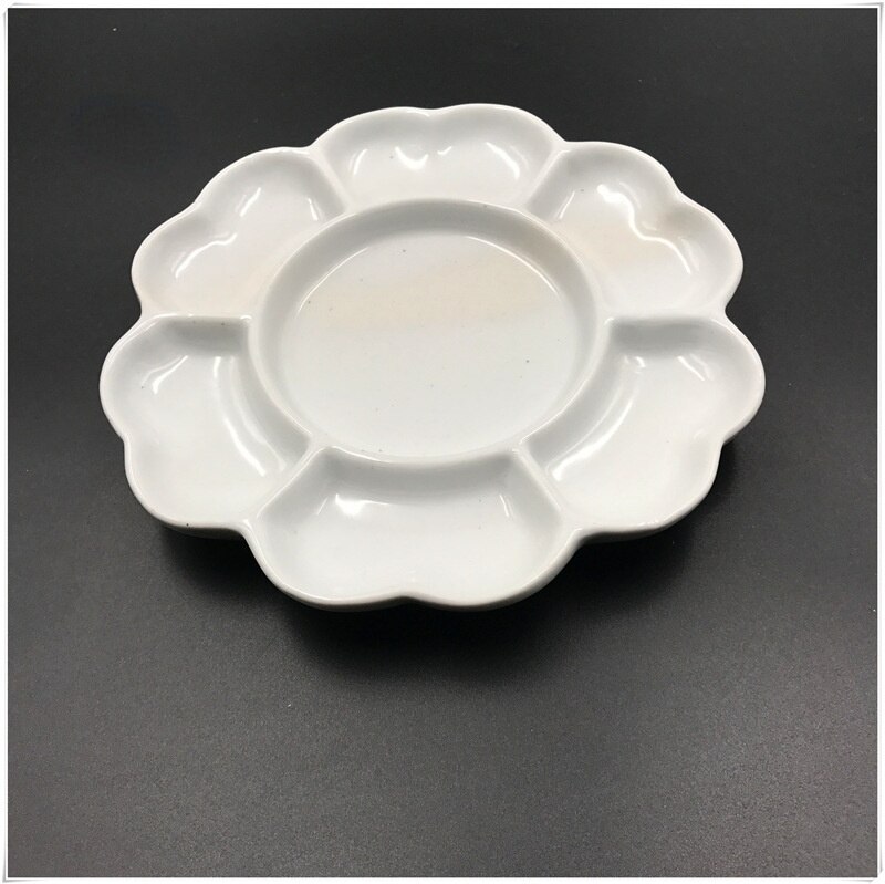 Keramische Palet Pruim Jingdezhen Keramische Pigment Gouache Aquarel Schilderen En Kalligrafie Art Supplies