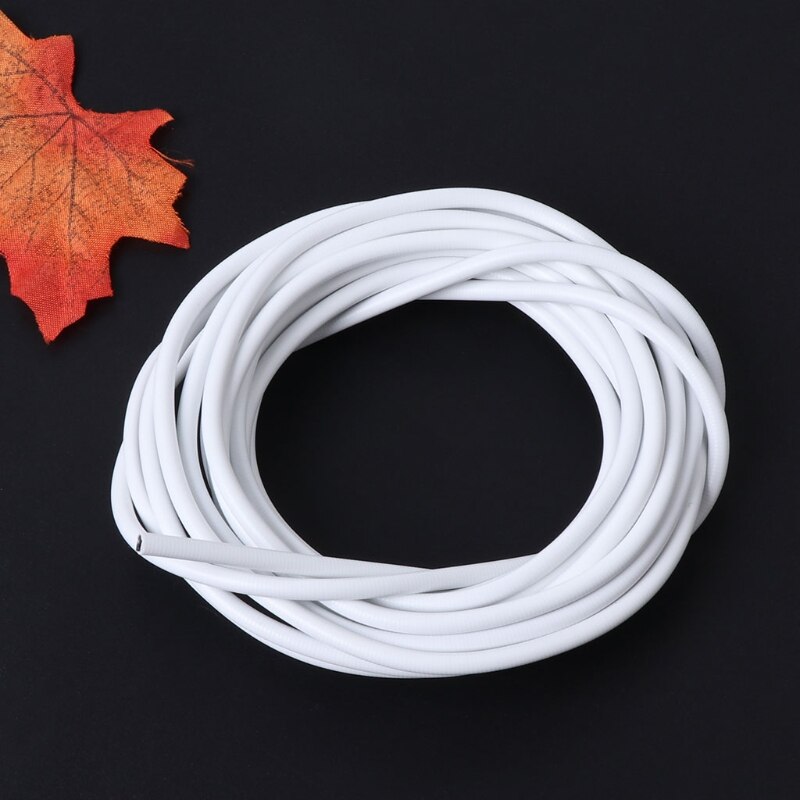 Net Hang 4m Curtain Wire Window Cord Cable String Set With 5 Fish Eyes 5 Hooks W3JA