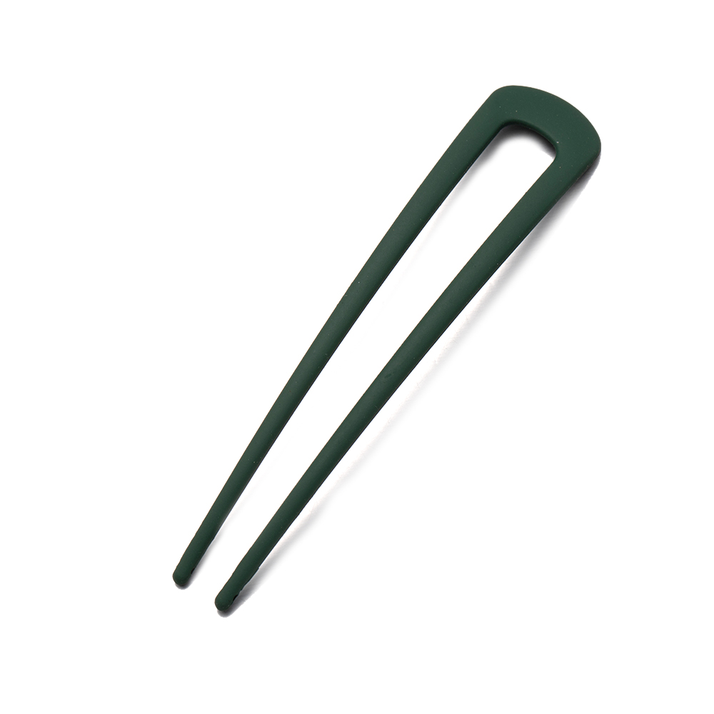 1Pcs 10cm Metal U Shaped Hairpin Hair Stick Pins For Women Girls Hairstyles Holder Simple Jewellery Accessories Supplies Crafts: SILVER PLATED