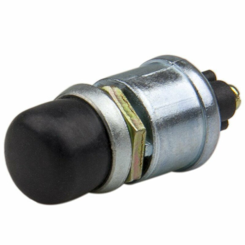 Heavy Duty Engine Start Push Button Heavy-Duty Momentary Start Switch 12V Dc Weatherproof Push Button Start Switch(50 Amps)