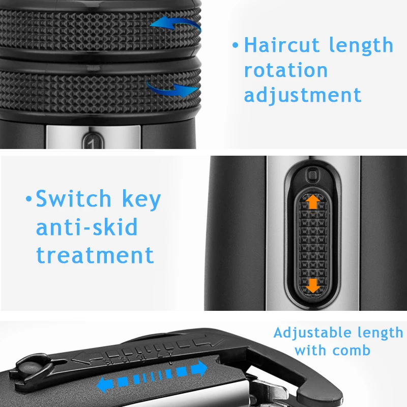 Xiaomi – tondeuse à cheveux électrique pour hommes, appareil de soins personnels, USB, charge rapide