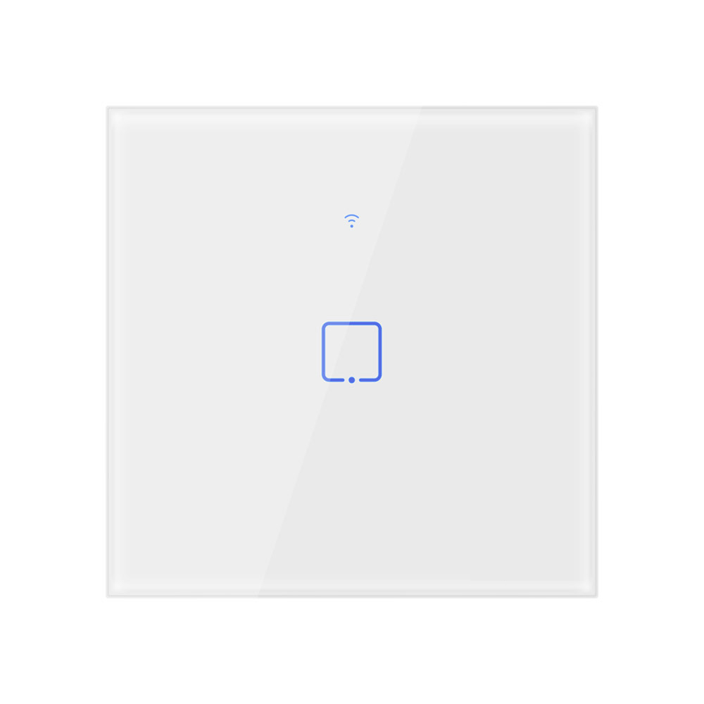 WiFi Smart Touch Light ON/OFF Wall Switch Work With Apple HomeKit for Smart Home Light Control: 1 gang