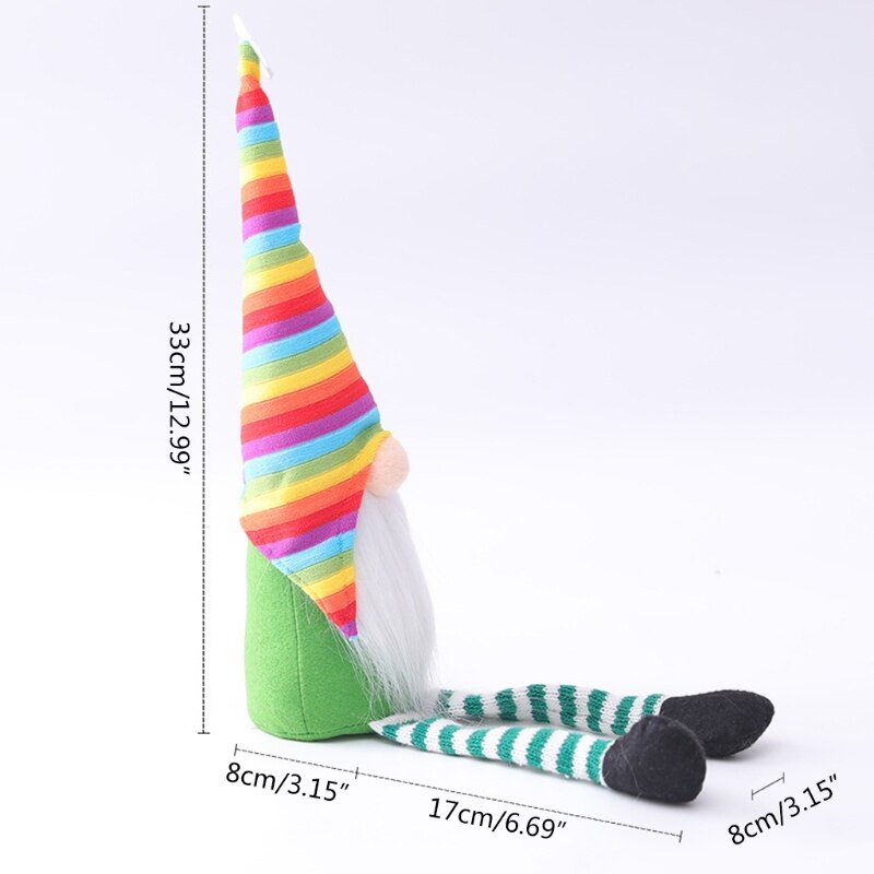 Patricks Schild Tomte Plüsch Puppe irisch Kobold Skandinavischen Gnom Nisse Kleeblatt Ornamente Dekorationen