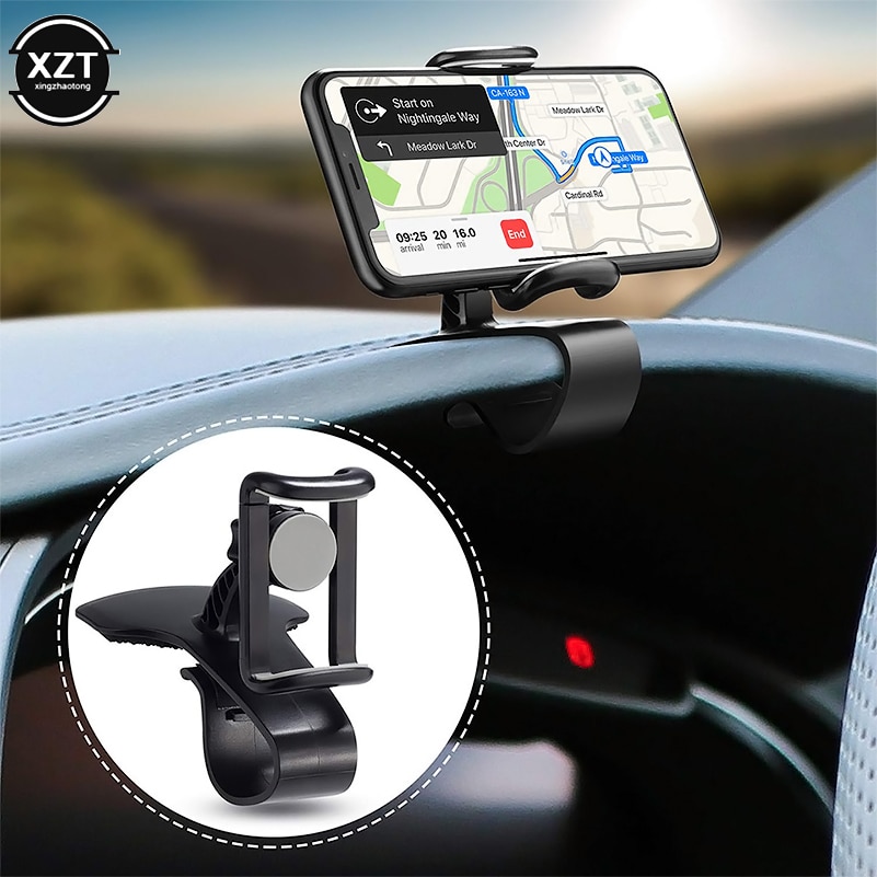 Dashboard Auto Telefoon Houder 360 Graden Mobiele Telefoon Standhouder Grip In Auto Universele Verstelbare Gsm Houder