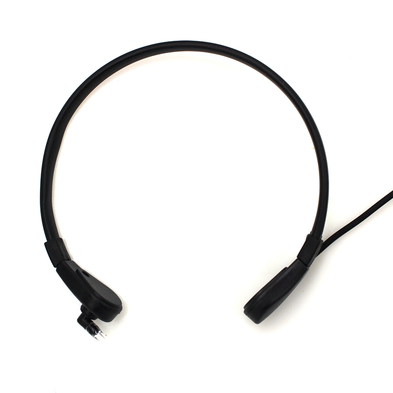 Keel Microfoon Mic Ptt Laryngofon Air Tube Headset Oortelefoon Voor Baofeng Walkie Talkie Cb Radio UV-5R Uv B5 GT-3TP UV-5X