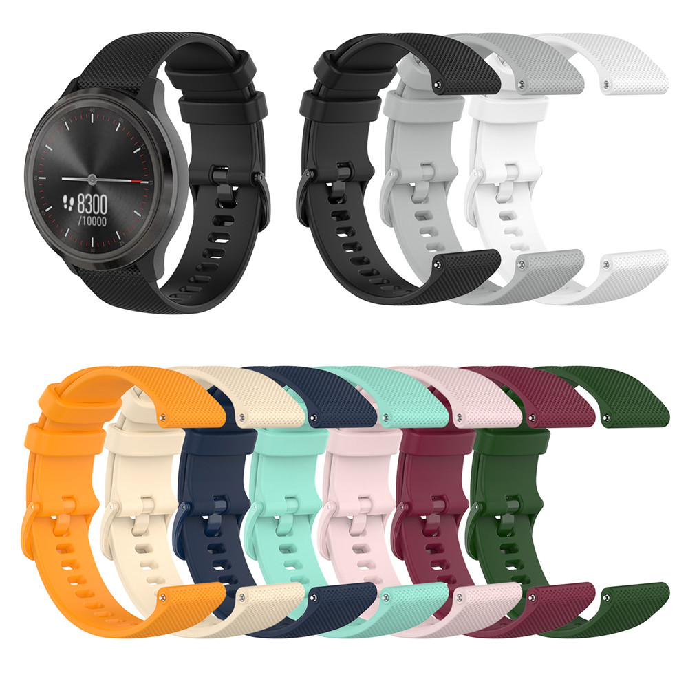 20mm reloj de pulsera correa para Garmin vivoactive3 música Venu vivomove 3 mover Luxe movimiento estilo vivomove HR correa de reloj de pulsera