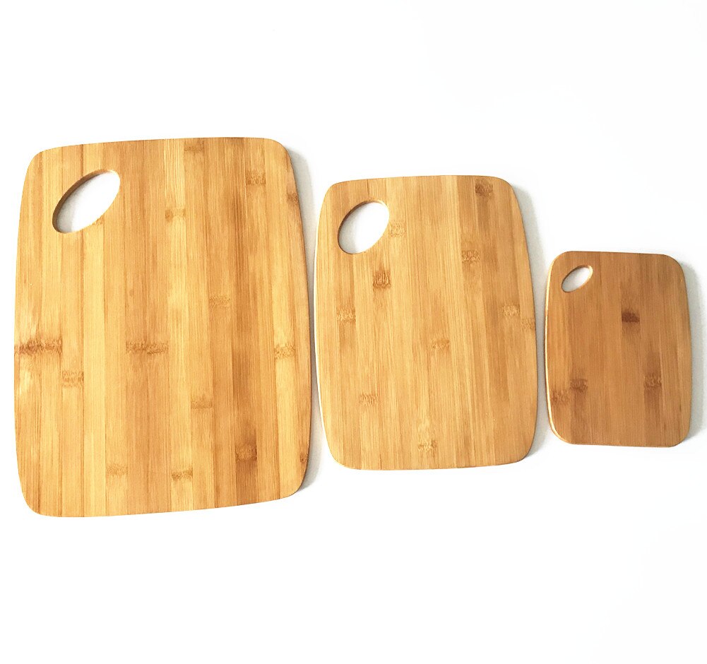 Scanpan Bamboo 3-Piece Cutting Board Set - Chopping Boards For Kitchen Prep