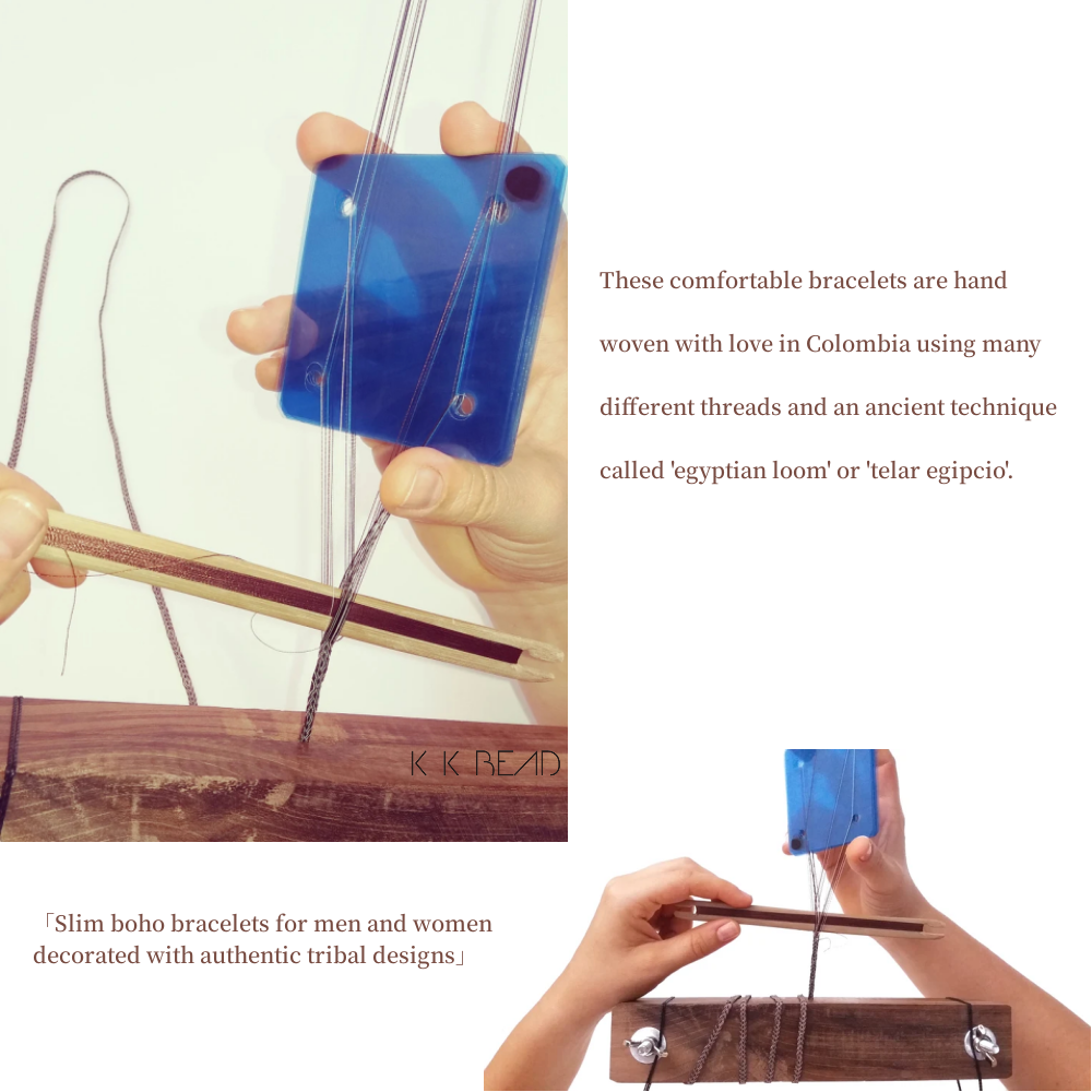 KKBEAD Colombia Armband Stof Armbanden Vrouwen Mannen Handgemaakte Gevlochten Polsband Vintage Pulseras Boho Sieraden