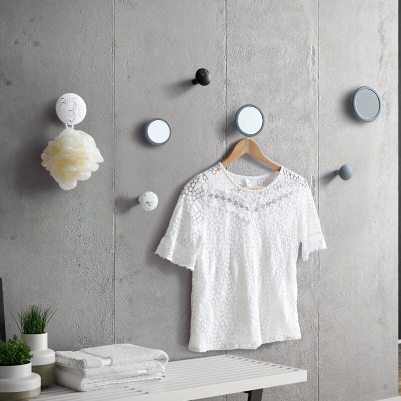 4 stks/set Muur Hanger Haak Entree Haak Combinatie Minimalistische Hars Haak Muur Opknoping Muur Hanger Badkamer Keuken Haak