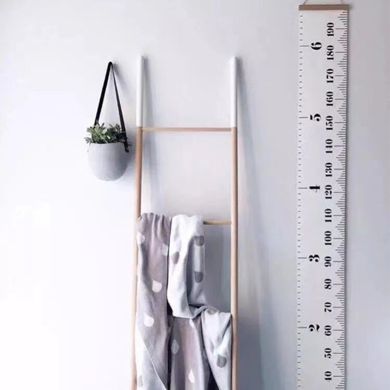 Children Height Ruler Wall Hanging Cartoon Pattern Height Measure Ruler for Kids Baby Growth Chart Table Home Wall Decor