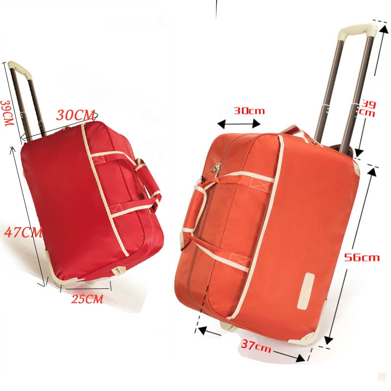 Neue Frauen Trolley Gepäck Roll Koffer Casual Verdickung Roll Fall Reisetasche auf Rädern Gepäck Koffer