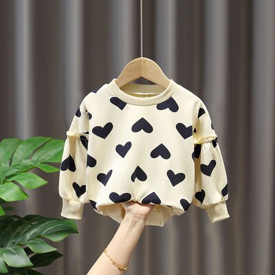 Pull Fille Enfant Manches Longues Printemps Chemise de Base Fine: Gdyjd 054 / 3t