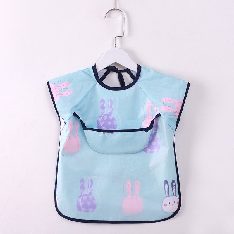 Waterdichte Baby Eten Kinderen Tekening Mouwloze Baby Bandana Slabbetjes Schattige Slabbers Zachte Katoenen Baby Bib Maaltijd Burp Eva Doeken