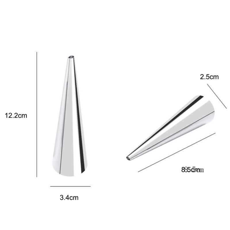 Baking Tool Home Garden Kitchen Dining Bake Ware Baking 5/12Pcs Conical Croissant Mold Pastry Tools