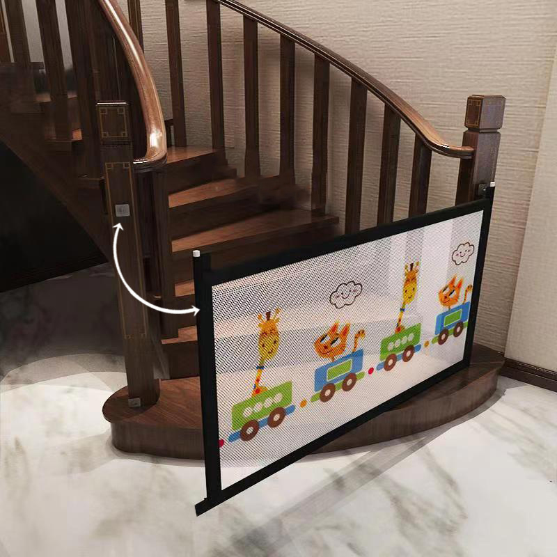 Dog Gate Ingenious Mesh Dog Fence For Indoor and Outdoor Safe Pet Dog Gate Safety Enclosure Pet Supplies Products