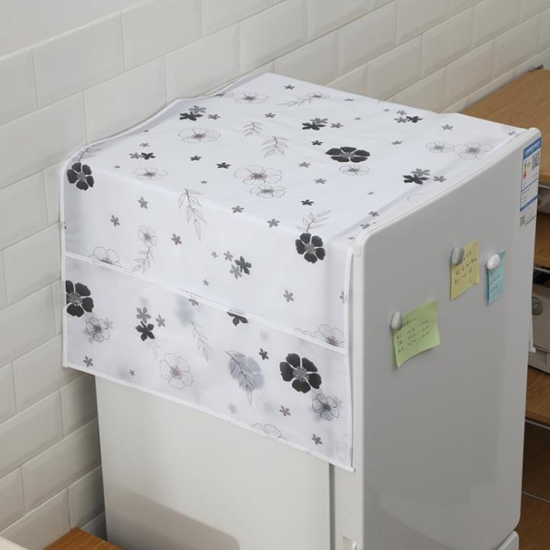 1PCS Refrigerator dust cover household appliances waterproof cover towel refrigerator hanging bag