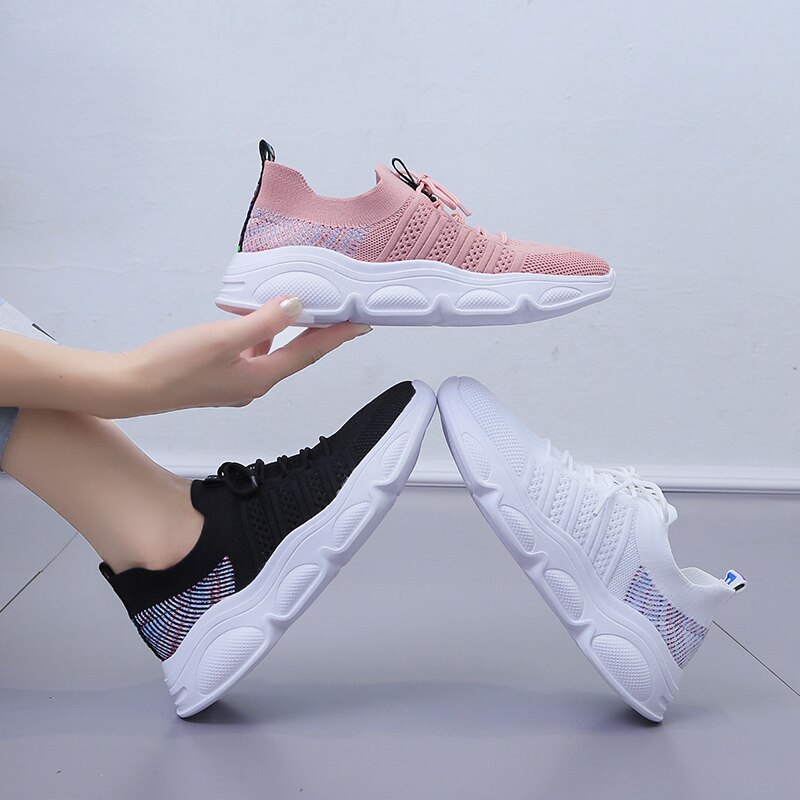 Damestennisschoenen, lichte, zachte sportschoenen, damestennisschoenen, stabiliteitsschoenen voor wandelen, merk sneakers, damesschoenen