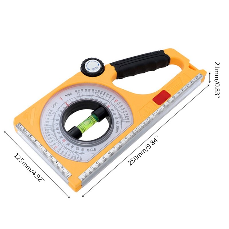 Portable Angle finder Protractor Meter Level 360 Degree Inclinometer Angle Measuring Tool With Magnets
