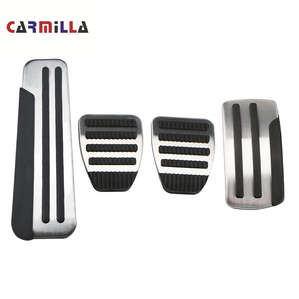 Ruostumaton teräs polttoaine jarru jalkatuki polkimen kansi auton polkimet mt at nissan x-trail xtrail  t31 rogue qashqai  j10 teana altima