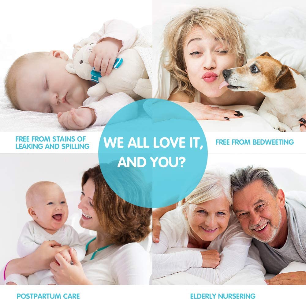 160x200cm Hypoallergenic Waterproof Mattress Cover King Size Luxury Terry Cotton Mattress Protector Sheet for Bed