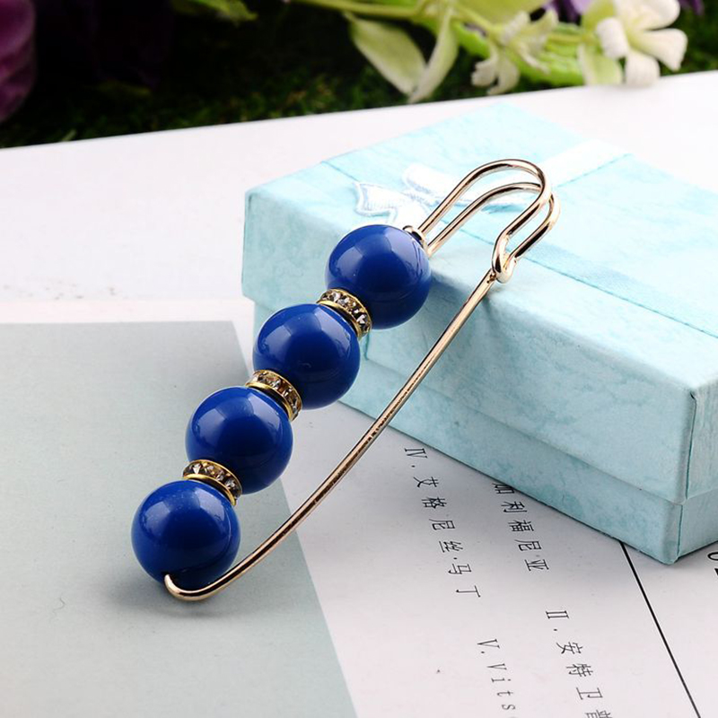 Broche perla simulada de Cuentas grandes para hombre y mujer, Pin de decoración de vestido, hebilla, broches de joyería, accesorios de ropa, 8 cm