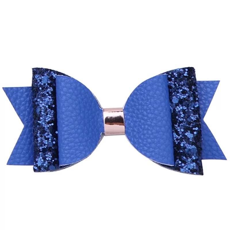 Mixiu Dubbele Laag Glitter Haarelastiekjes Clips Sequin Boog Haarspeld Meisje Haar Accessoires Prinses Party Decor Hoofddeksels Verjaardag: 10
