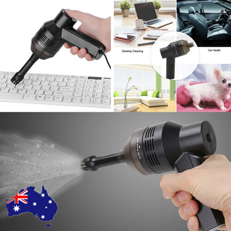 Voor computer desktop pc mini stofzuiger met krachtige zuigkracht draagbare usb computer toetsenbord borstel stof handstofzuiger
