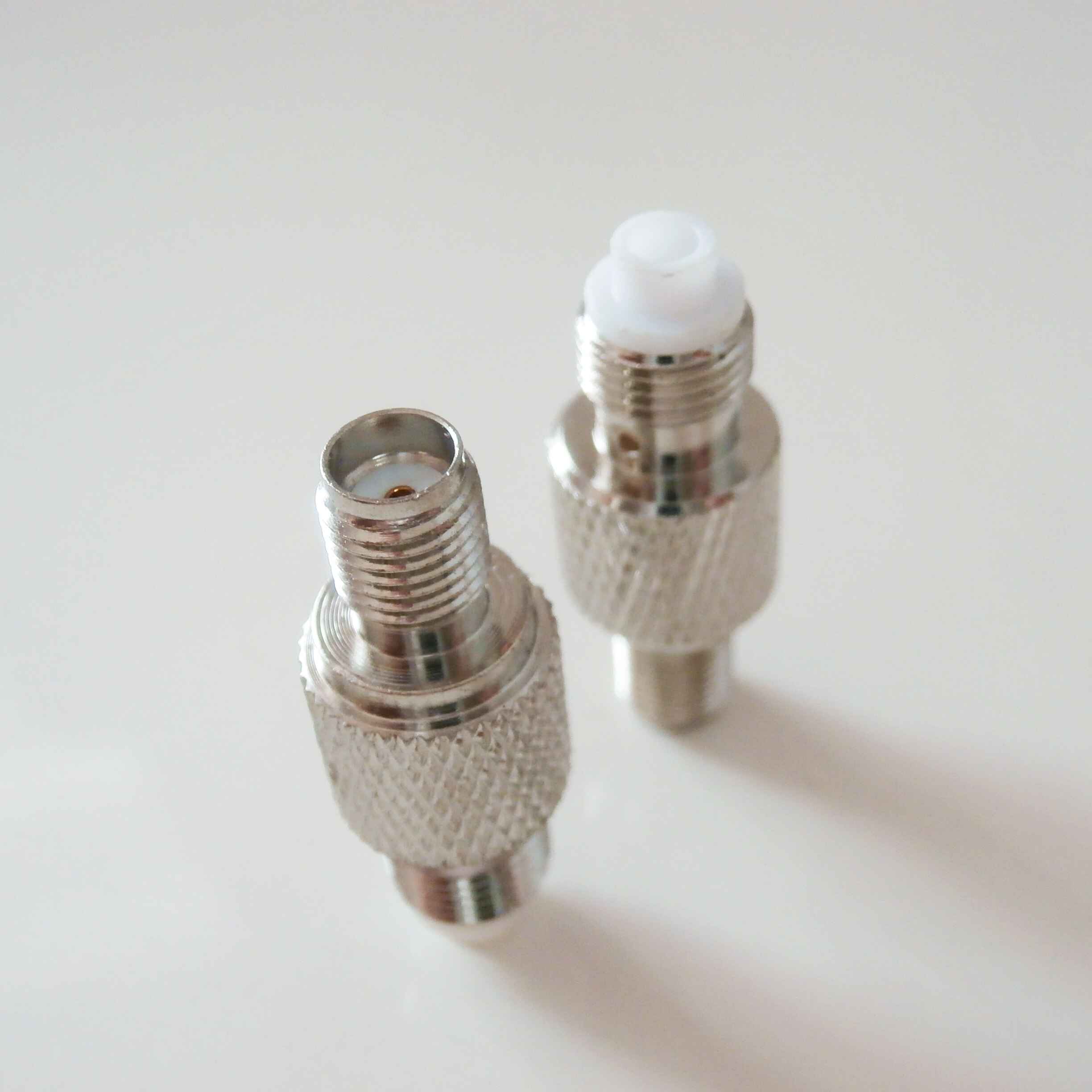 Adaptador FME Mujer a SMA hembra, fme-sma conector hembra, adaptadores RF coaxiales rectos de latón niquelado, 1 Uds.