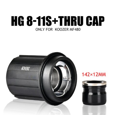 Koozer – Micro Spline 12S freehub XM490 BM440 PRO, 8, 9, 10, 11 vitesses XD: MF480 HG THRU