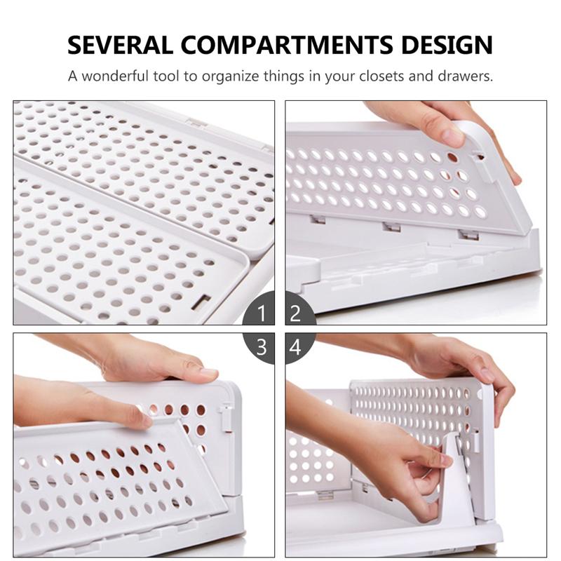 3 pièces tiroir Type vêtements boîte de rangement vêtements organisateur de vêtements