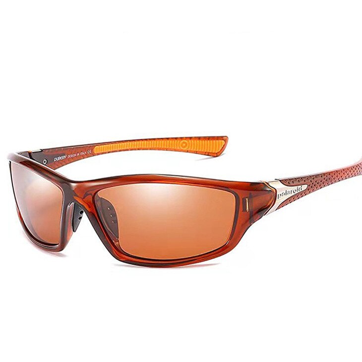Unisex 100% uv400 polariserede kørselssolbriller til mænd polariserede stilfulde solbriller mandlige beskyttelsesbriller: C6