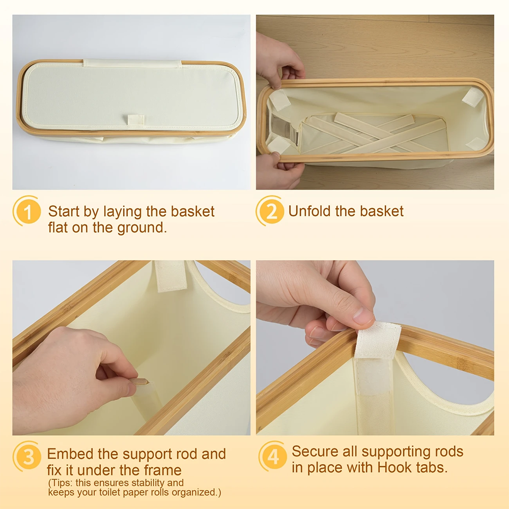 Almacenamiento de papel higiénico para baño, cesta para la colada, caja de almacenamiento de papel en rollo ultrafina para almacenar pañuelos y accesorios