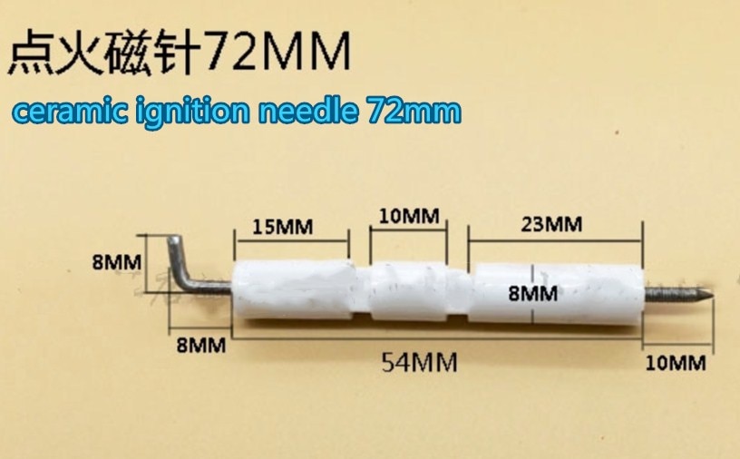 FOUR head electronic pulse igniter+high pressure ignition silicone line(1m)+ceramic ignition needle for oven,stove,griddle etc
