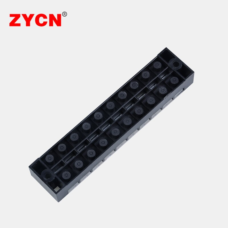 1Pc Dual Row Barrier Screw Terminal Block TB-2506 Strip Wire Connector 600V 3/4/5/6/10/12 Paralleler Position Electric Box 2512