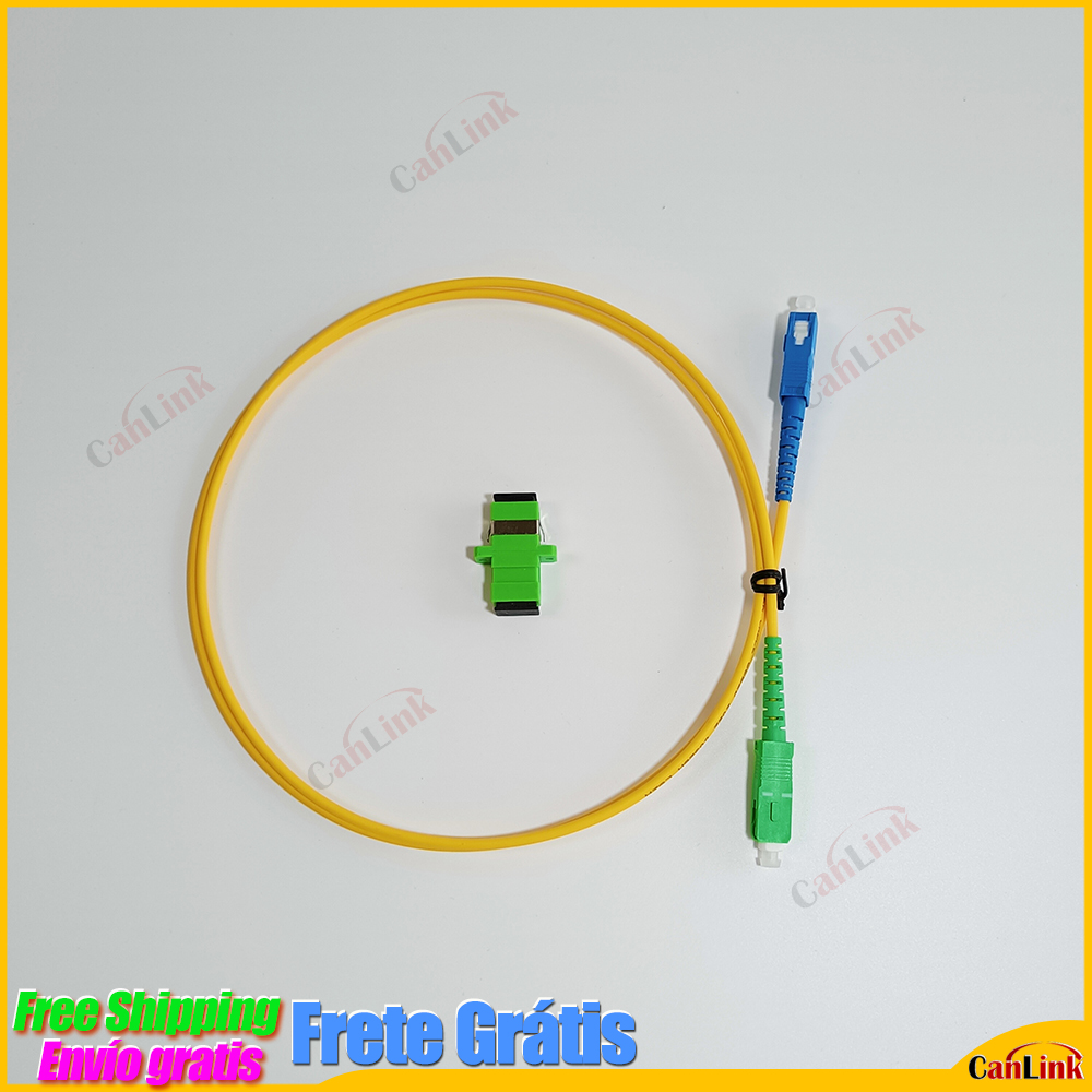 50 sztuk SC UPC do APC kabel Adapter do ONU ONT NU połączenie uniwersalny SC/UPC-SC/APC 0.5m Jumper z APC Adapter garnitur